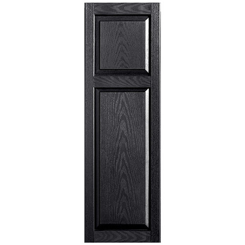 Alpha Shutters Custom Cottagestyle Raised Panel Vinyl Shutters Pair